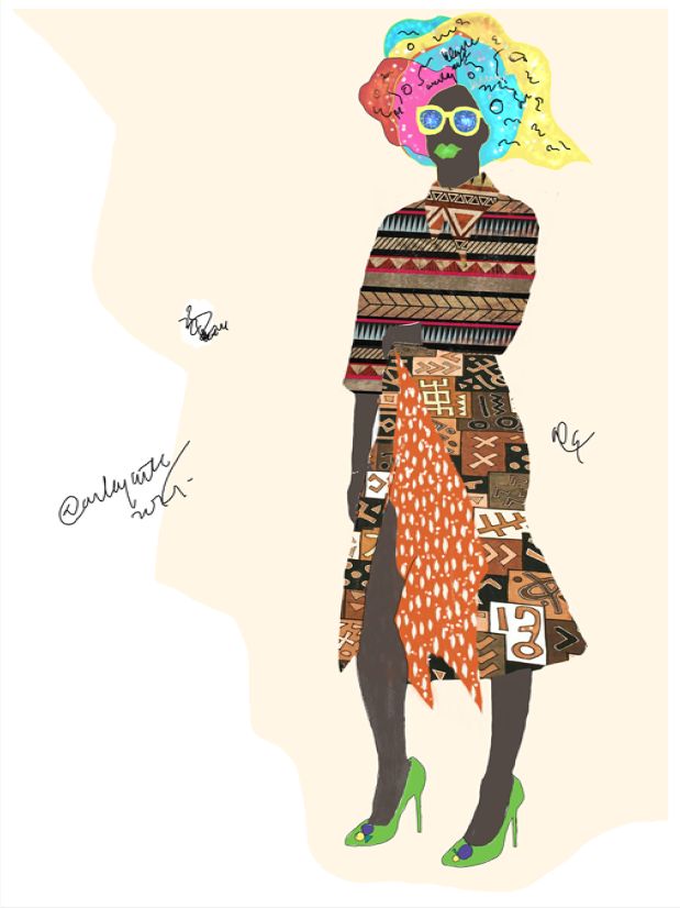 Studio work by Dr Claire Ogah